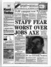 Kent Evening Post Monday 12 October 1992 Page 1