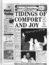 Kent Evening Post Thursday 24 December 1992 Page 1