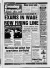 Northamptonshire Evening Telegraph Monday 09 May 1988 Page 1