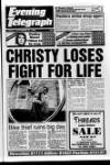Northamptonshire Evening Telegraph Friday 28 December 1990 Page 1