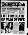Northamptonshire Evening Telegraph Monday 02 December 1996 Page 1