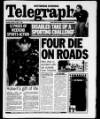 Northamptonshire Evening Telegraph Monday 01 October 2001 Page 1