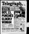 Northamptonshire Evening Telegraph Monday 17 December 2001 Page 1