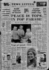 Belfast News-Letter Saturday 02 August 1969 Page 1