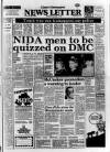 Belfast News-Letter Monday 01 November 1982 Page 1