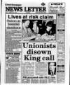 Belfast News-Letter Friday 26 February 1988 Page 1