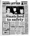 Belfast News-Letter Monday 16 January 1989 Page 1