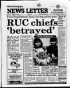 Belfast News-Letter Saturday 04 February 1989 Page 1