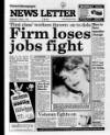 Belfast News-Letter Wednesday 01 March 1989 Page 1