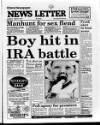 Belfast News-Letter Thursday 15 June 1989 Page 1