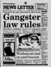 Belfast News-Letter Friday 08 September 1989 Page 1
