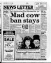 Belfast News-Letter Thursday 18 January 1990 Page 1