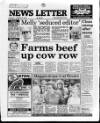 Belfast News-Letter Saturday 27 January 1990 Page 1