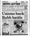 Belfast News-Letter Monday 30 July 1990 Page 1