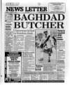 Belfast News-Letter Monday 13 August 1990 Page 1