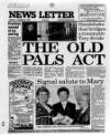 Belfast News-Letter Thursday 29 November 1990 Page 1