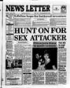 Belfast News-Letter Tuesday 09 July 1991 Page 1