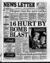 Belfast News-Letter Friday 13 December 1991 Page 1