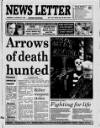 Belfast News-Letter Thursday 27 August 1992 Page 1