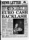 Belfast News-Letter Monday 14 December 1992 Page 1