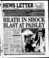 Belfast News-Letter Wednesday 09 June 1993 Page 1
