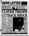 Belfast News-Letter Monday 05 July 1993 Page 1