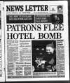 Belfast News-Letter Wednesday 15 September 1993 Page 1