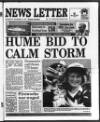 Belfast News-Letter Wednesday 29 September 1993 Page 1