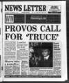 Belfast News-Letter Saturday 06 November 1993 Page 1