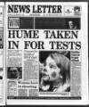 Belfast News-Letter Monday 08 November 1993 Page 1