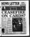 Belfast News-Letter Saturday 27 November 1993 Page 1