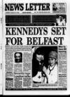 Belfast News-Letter Saturday 19 February 1994 Page 1