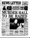 Belfast News-Letter Saturday 09 April 1994 Page 1