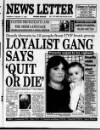 Belfast News-Letter Thursday 11 January 1996 Page 1