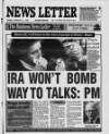 Belfast News-Letter Tuesday 13 February 1996 Page 1
