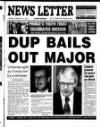 Belfast News-Letter Tuesday 27 February 1996 Page 1