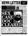 Belfast News-Letter Wednesday 11 September 1996 Page 1