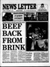 Belfast News-Letter Tuesday 17 December 1996 Page 1