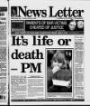Belfast News-Letter Thursday 03 February 2000 Page 1