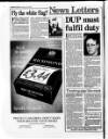 Belfast News-Letter Thursday 08 June 2000 Page 16