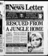 Belfast News-Letter Saturday 22 July 2000 Page 1