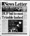Belfast News-Letter Tuesday 03 October 2000 Page 1