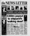 Belfast News-Letter Thursday 28 February 2002 Page 1