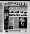 Belfast News-Letter Thursday 24 October 2002 Page 1