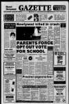 Hemel Hempstead Gazette and West Herts Advertiser Friday 01 December 1989 Page 1
