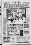 Londonderry Sentinel Wednesday 22 November 1989 Page 1