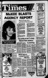 Larne Times Friday 01 February 1985 Page 1
