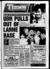 Larne Times Thursday 30 July 1987 Page 1