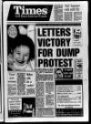 Larne Times Thursday 31 March 1988 Page 1