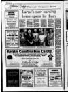 Larne Times Thursday 22 September 1988 Page 24